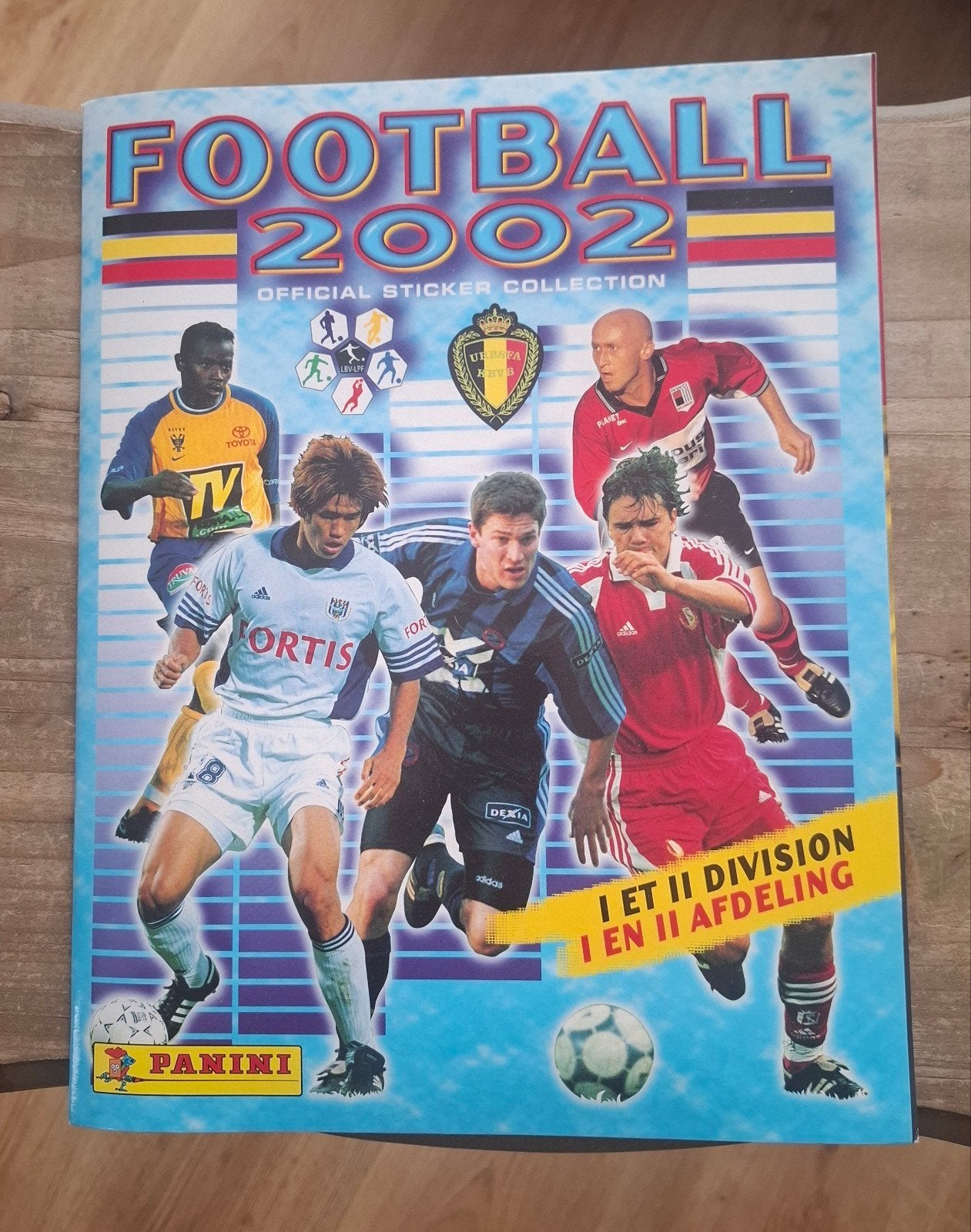 Panini album Vide leeg voetbal Belge 2002 voet België, Ophalen of Verzenden