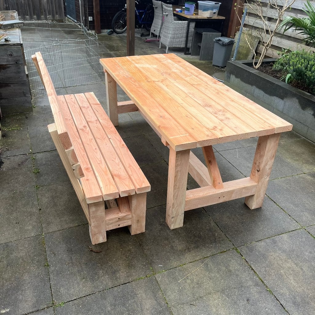 stevige tuintafels nieuw, Ophalen of Verzenden, Nieuw, Rechthoekig, Hout