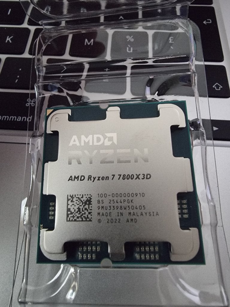 AMD Ryzen 7 7800X3D (AM5), Informatique & Logiciels, Enlèvement ou Envoi, AM5, 4 Ghz ou plus, Comme neuf