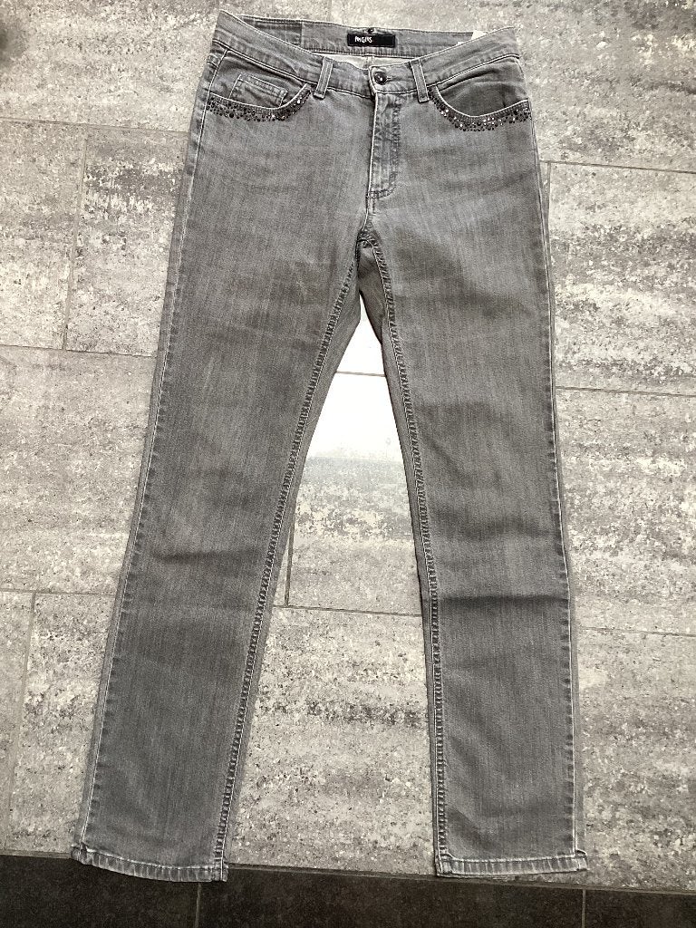 Jeans Angels grijs 40, Ophalen of Verzenden, Zo goed als nieuw, W30 - W32 (confectie 38/40), Angels