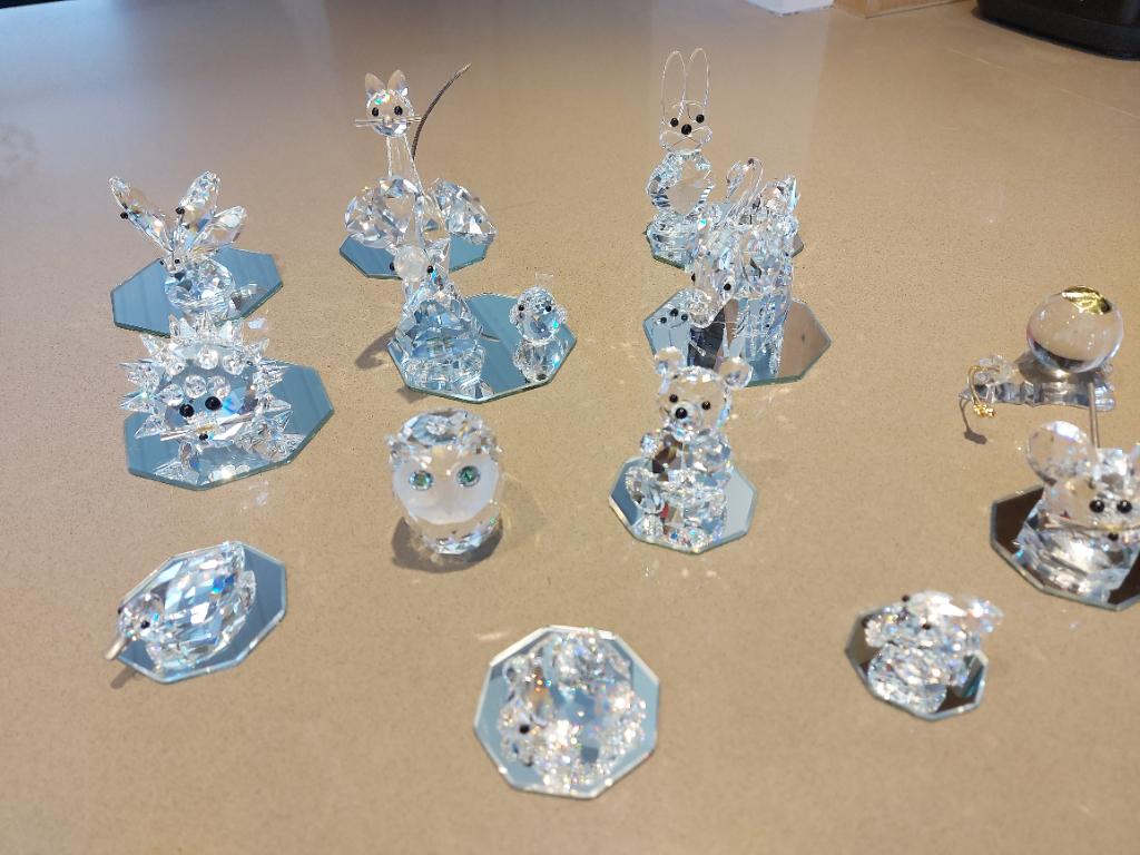 Swarovski diertjes (15 stuks), Ophalen, Zo goed als nieuw, Figuurtje