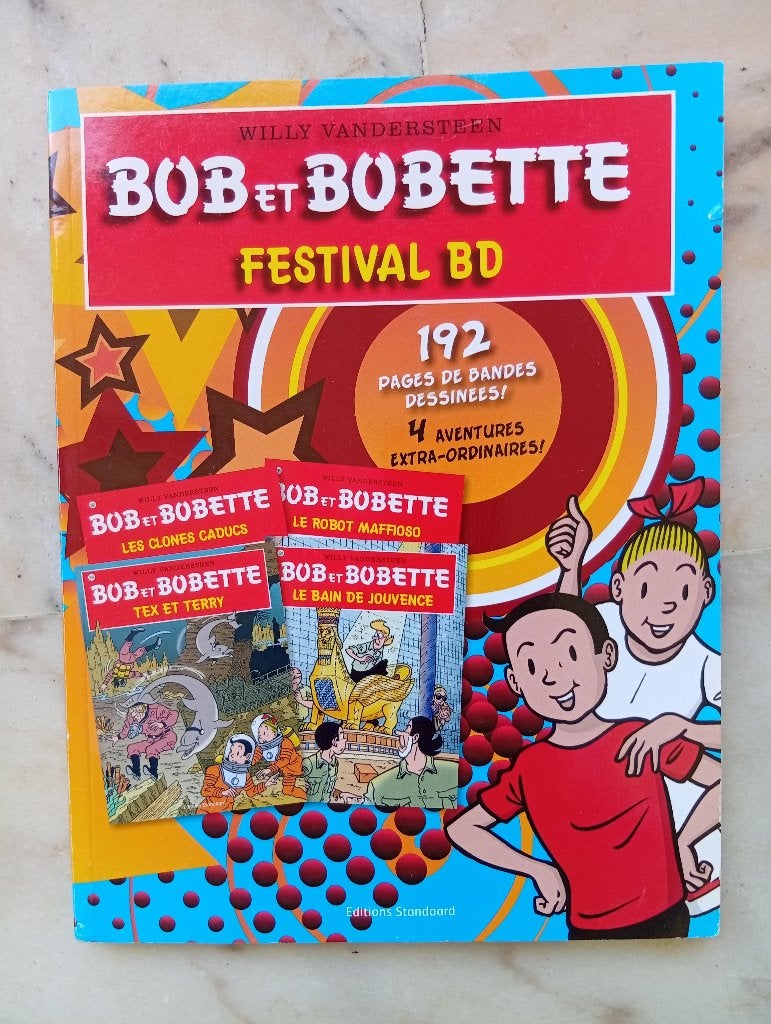 Bob et bobette : festival BD, Enlèvement ou Envoi, Willy Vandersteen, Une BD, Comme neuf