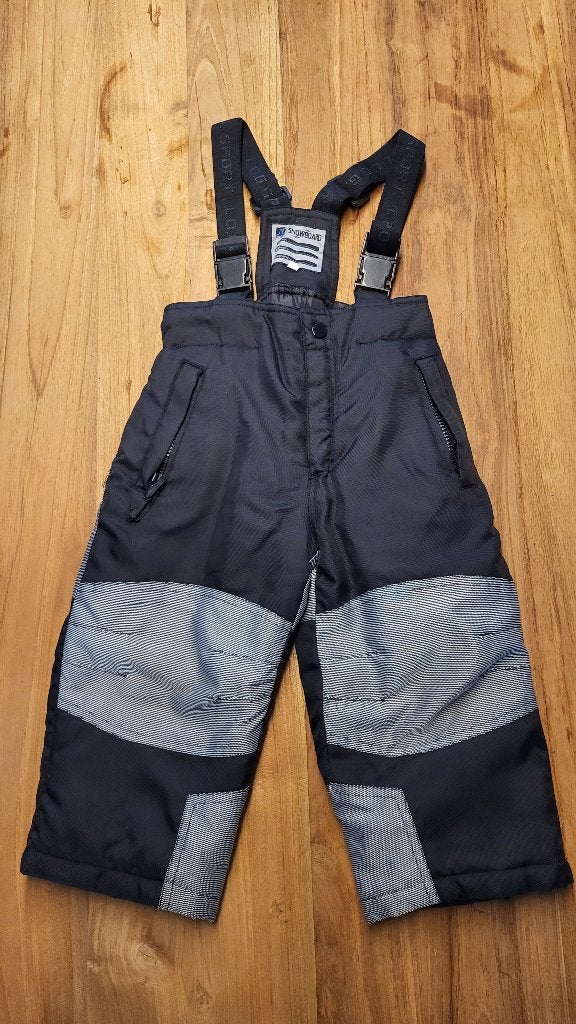 Zwarte skibroek, Sport en Fitness, Skiën en Langlaufen, Ophalen, Gebruikt, Ski, Kleding