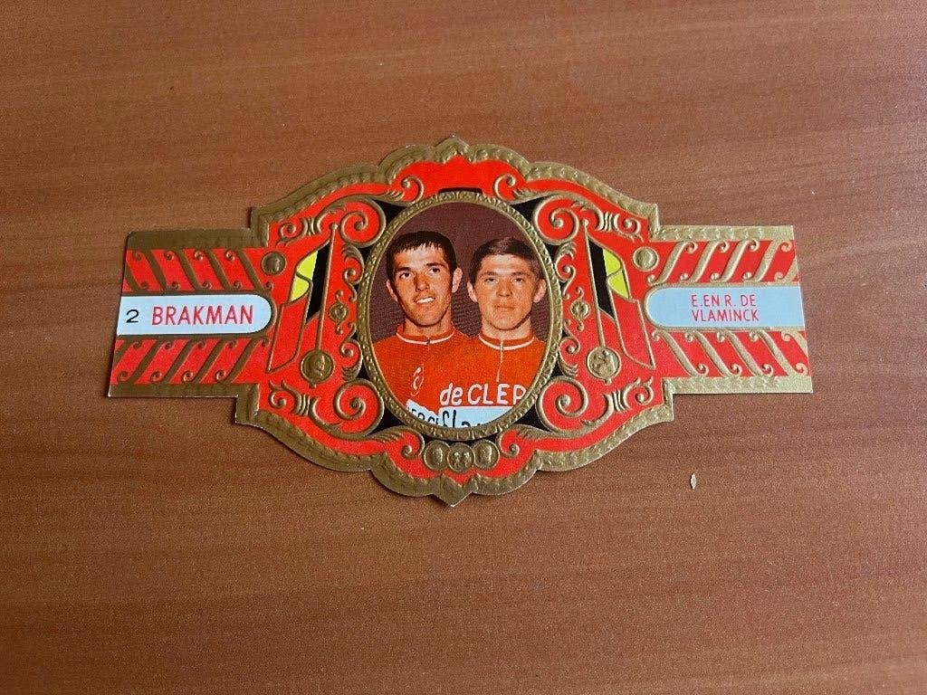 Wielrenners Eric en Roger De Vlaeminck-Eeklo -Jaren 1960/70, Verzamelen, Verzenden, Zo goed als nieuw, Sigarenbandjes