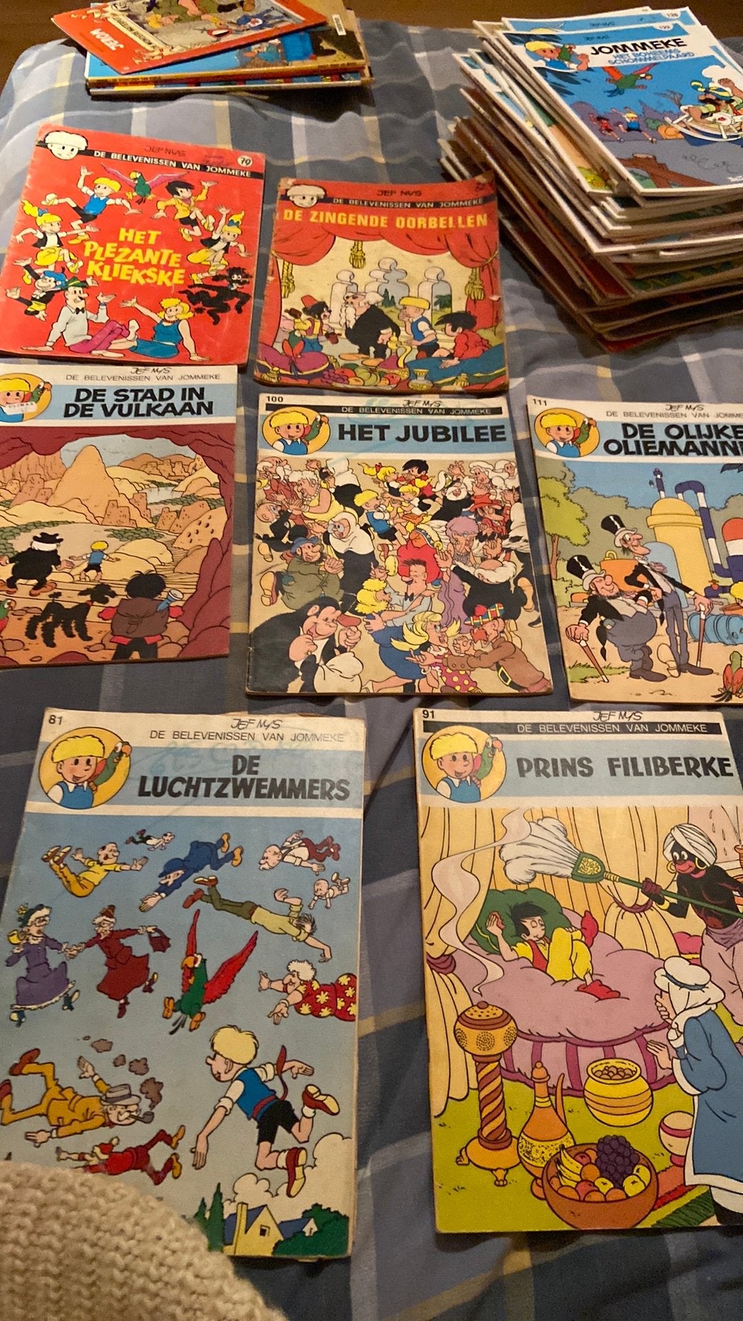 Strips oude van Jommeke, Enlèvement ou Envoi, Utilisé