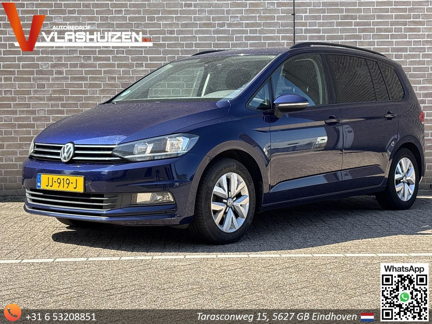 Volkswagen Touran 1.2 TSI Comfortline | Climate | Cruise | P, Auto's, Monovolume, Zwart, Blauw, 124 g/km