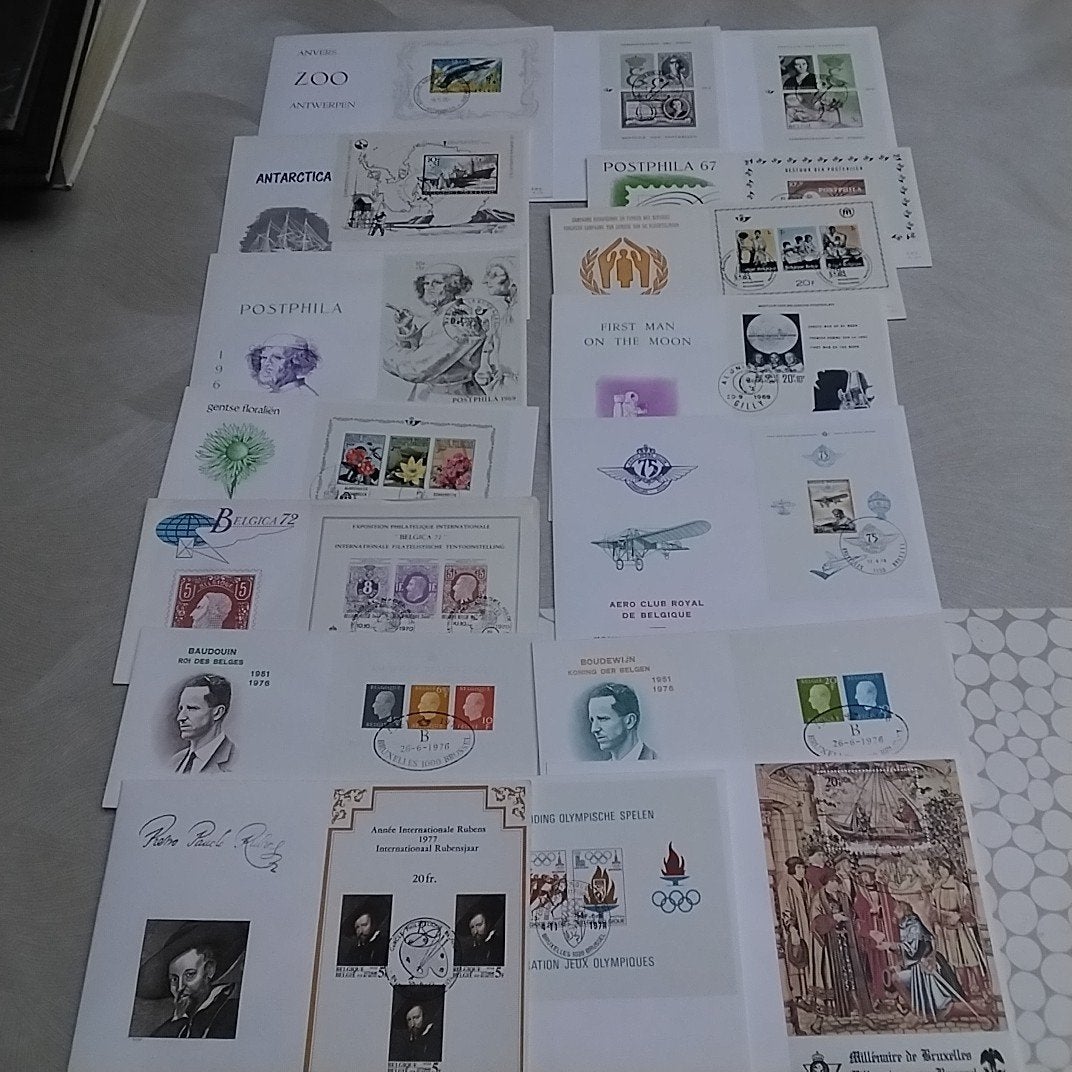 BELGIQUE 16 blocs FDC'S 39/56 cote 77,00€, Enlèvement ou Envoi
