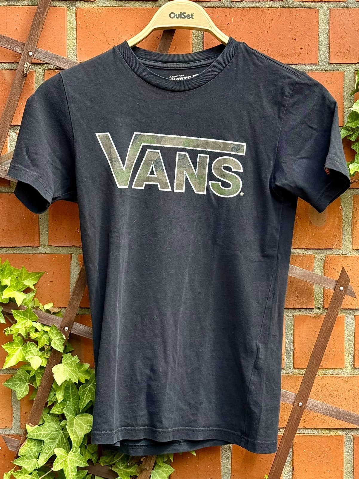 T-shirt classique Vans Original — noir — Taille XS % coton, Enlèvement ou Envoi, Comme neuf, Taille 46 (S) ou plus petite, Noir