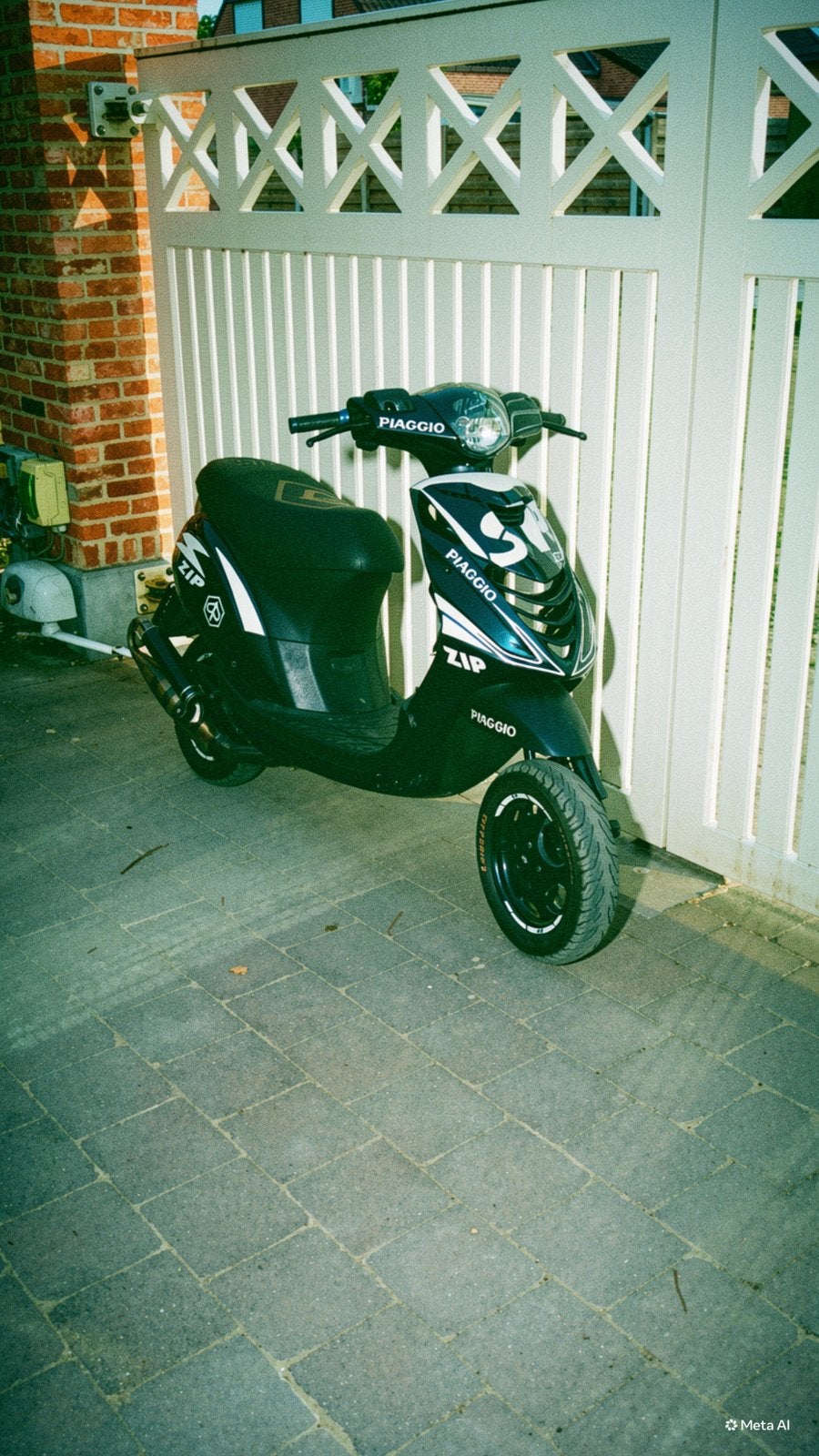 Piaggio zip 2T teruil, Fietsen en Brommers, Ophalen, Tweetakt, Nieuw, Klasse B (45 km/u)