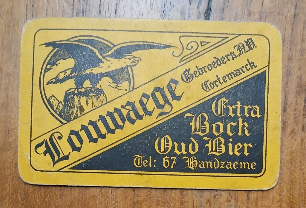 carte à jouer de brasserie, Collections, Enlèvement ou Envoi