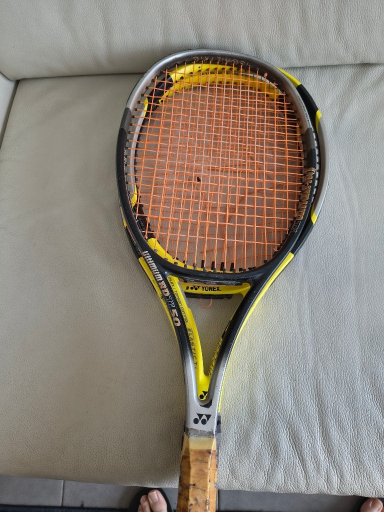 Yonex RDS001 MP and Ultimum RDS Ti 50, Sport en Fitness, Tennis, Ophalen, Gebruikt, Racket, Overige merken