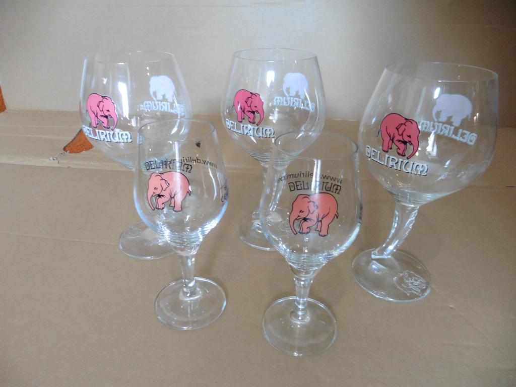 Verres Delirium Tremens et dégustation, Enlèvement ou Envoi, Comme neuf, Verre à bière