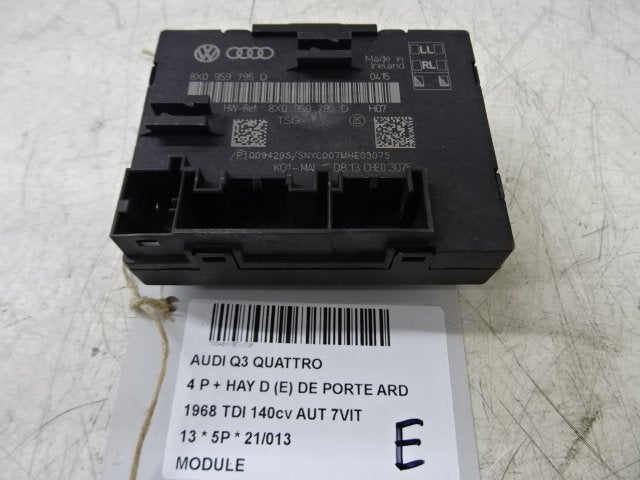UNITE ELECTRONIQUE Audi Q3 (8UB / 8UG) (8X0959795D), Utilisé, Audi