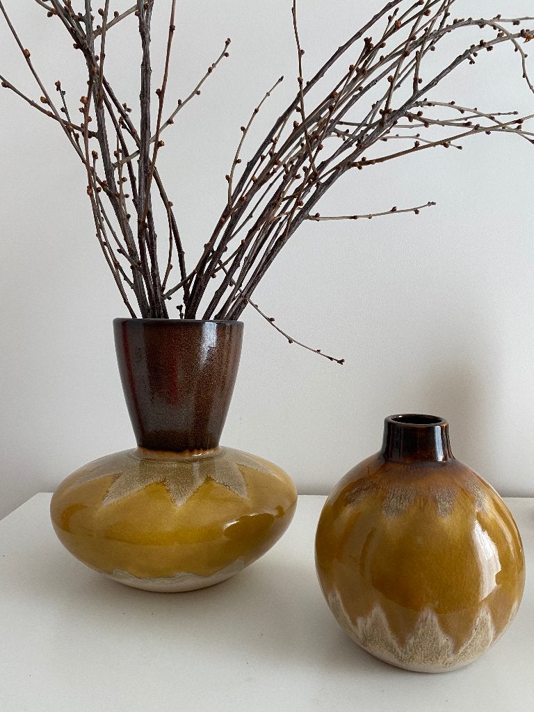 2 vazen, Maison & Meubles, Accessoires pour la Maison | Vases, Enlèvement, Comme neuf, Autres couleurs
