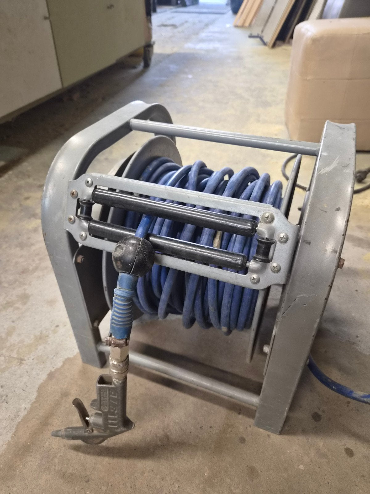 slanghaspel pu 30meter, Doe-het-zelf en Bouw, Ophalen, Gebruikt, 10 bar of meer