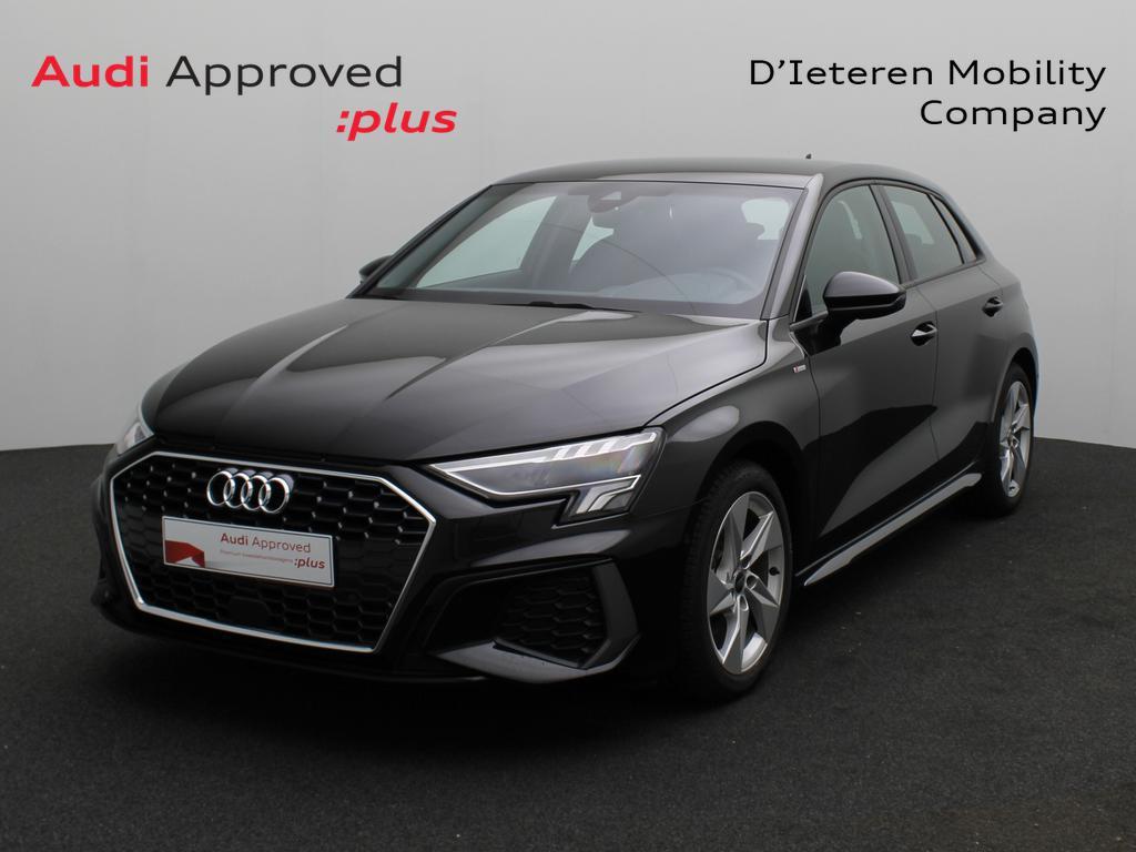 Audi A3 Sportback A3 Sportback 30 TFSI S line S tronic, Achat, Air conditionné, Essence, https://public.car-pass.be/vhr/8676a424-3ffc-45ea-a88f-ef981b7b0d14