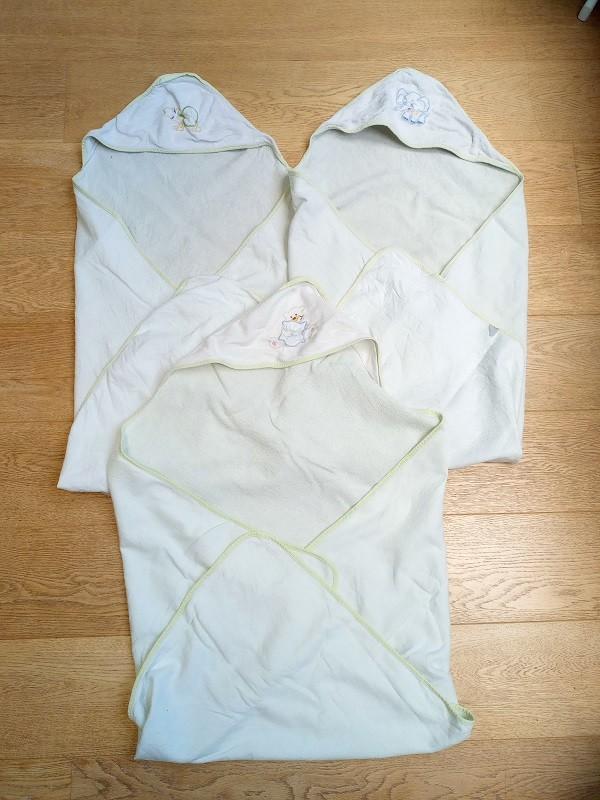grandes capes / serviettes de bain pour bébé, Kinderen en Baby's, Badjes en Verzorging, Ophalen, Gebruikt