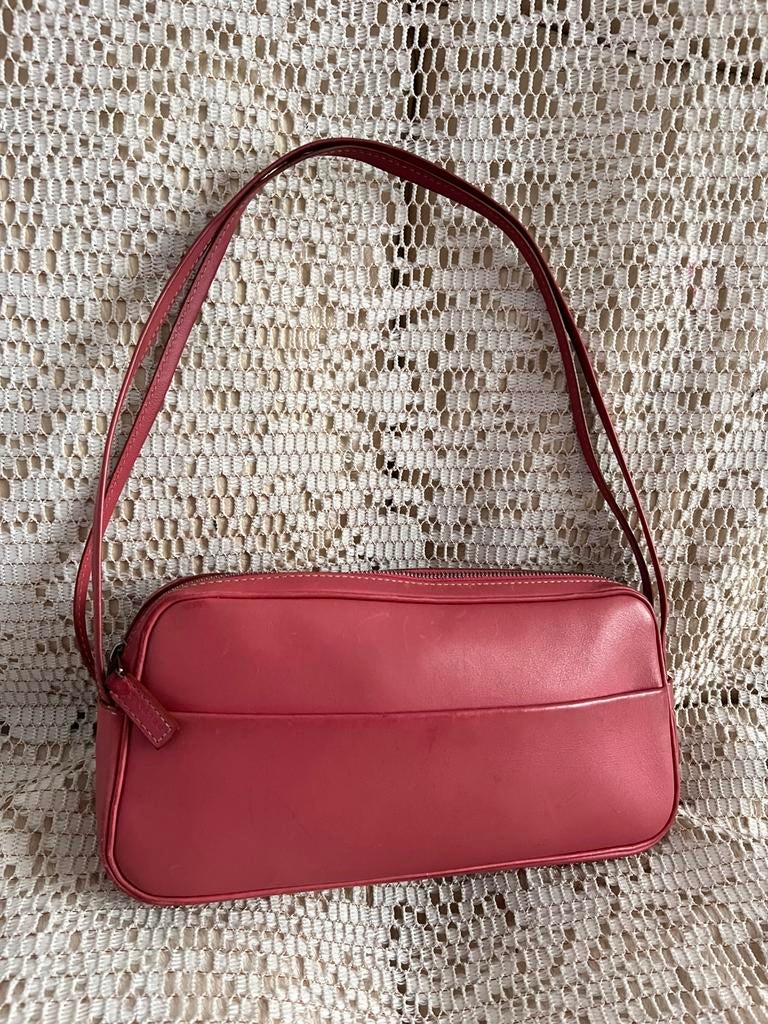 DELVAUX Miss model roze leren tas, Handtassen en Accessoires, Tassen | Damestassen, Ophalen of Verzenden, Zo goed als nieuw, Roze