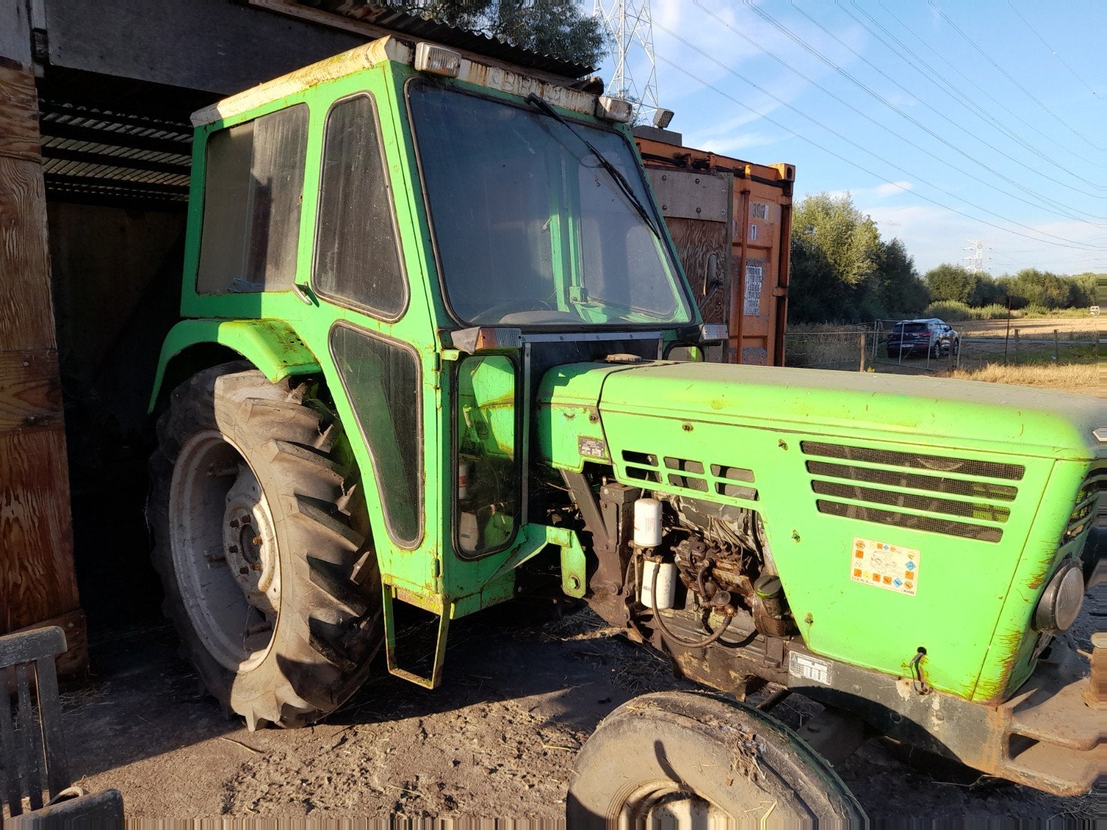 Tractor Deutz D4006 met zwaar kliefmachine, Zakelijke goederen, Landbouw | Tractoren, Ophalen, Deutz - Fahr, Oldtimer, Tot 80 Pk