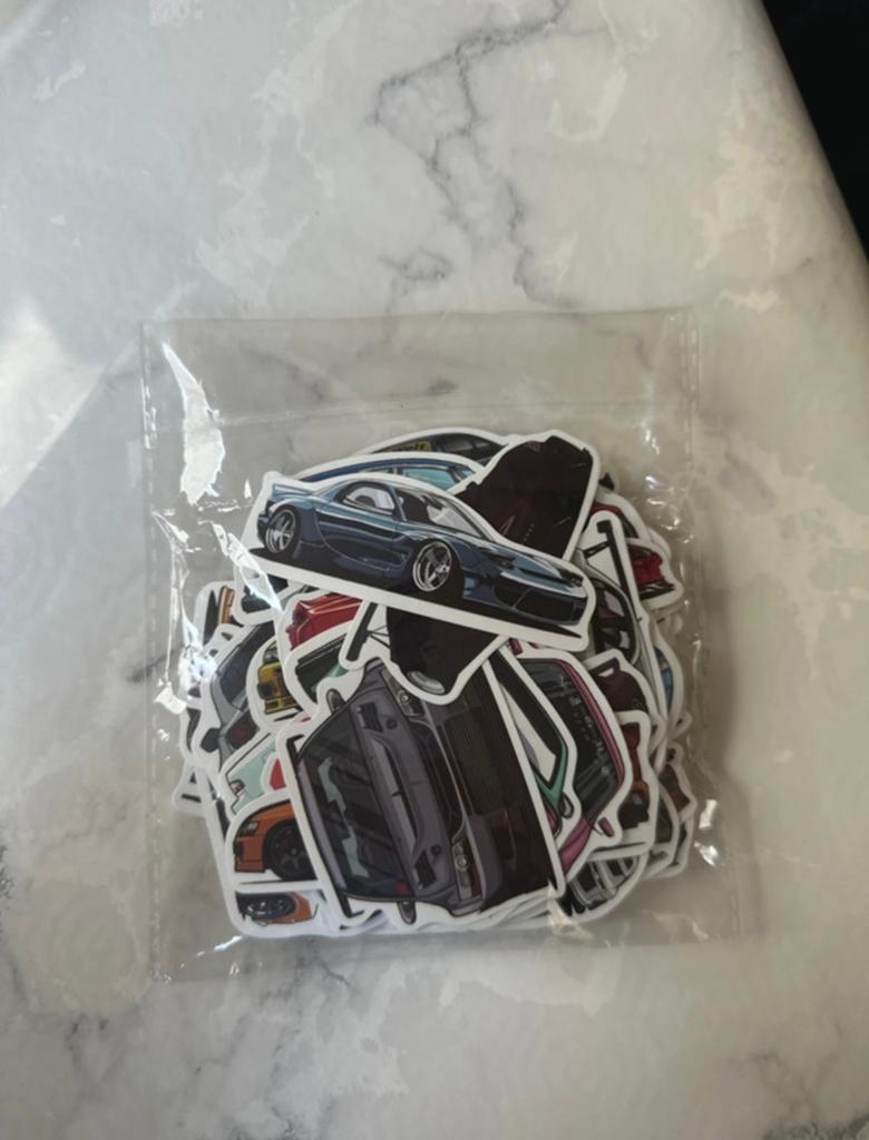 Stickerpack van tuning wagens, Ophalen of Verzenden, Nieuw, Meerdere stickers