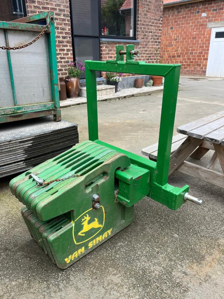poids avant John Deere, Articles professionnels, Enlèvement, John Deere