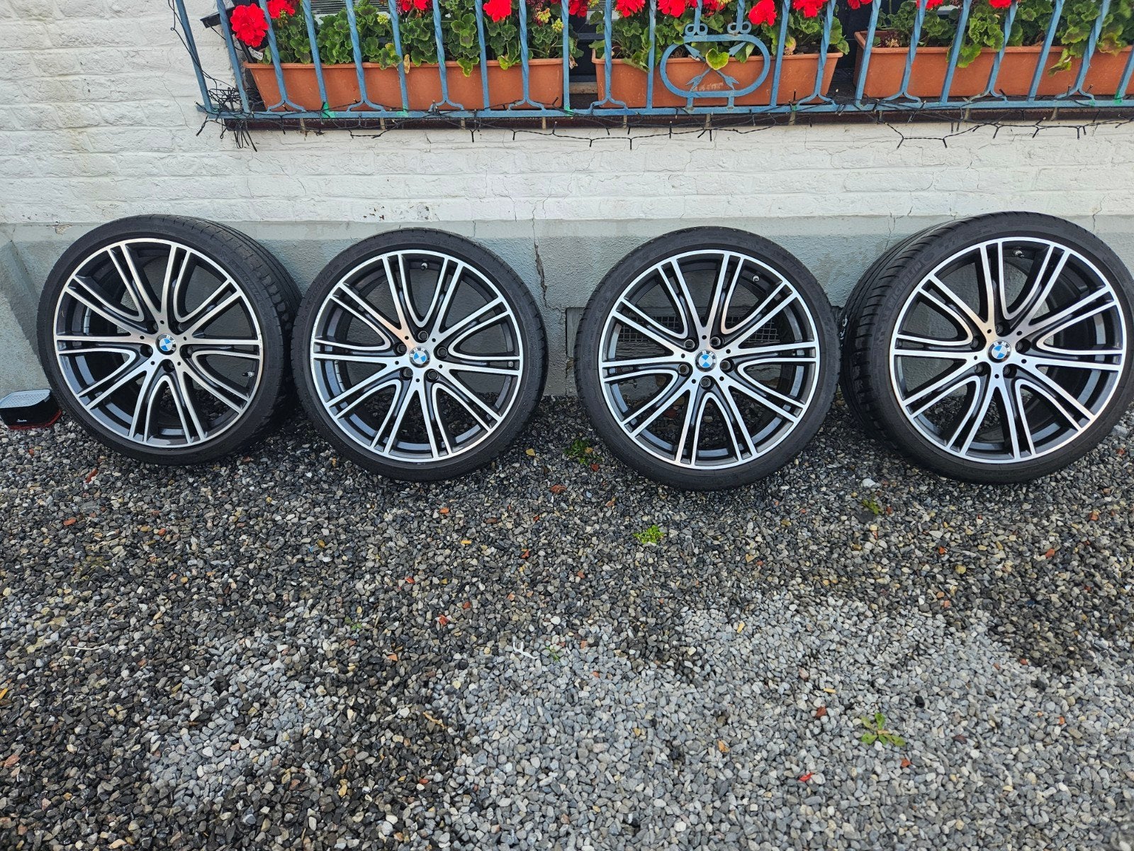 4 jantes BMW origine 20' individual bicolore avec capteur, Autre, Enlèvement, Autre, Jante(s)