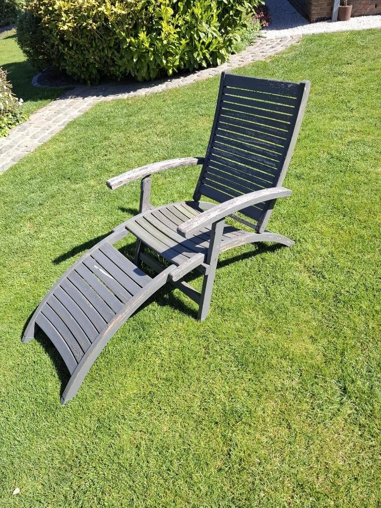 Houten ligzetel, Enlèvement, Utilisé, Bois, Réglable