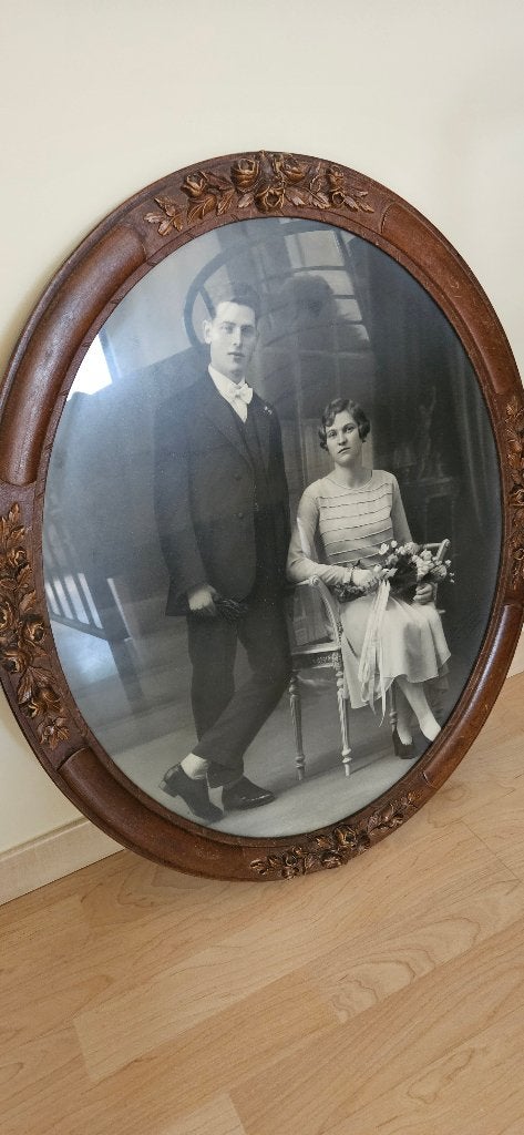 Cadres anciens avec photos, Enlèvement