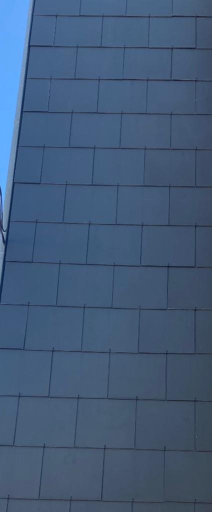 Zwarte cementleien gevel, Doe-het-zelf en Bouw, Ophalen, Overige materialen, Gebruikt, Zwart