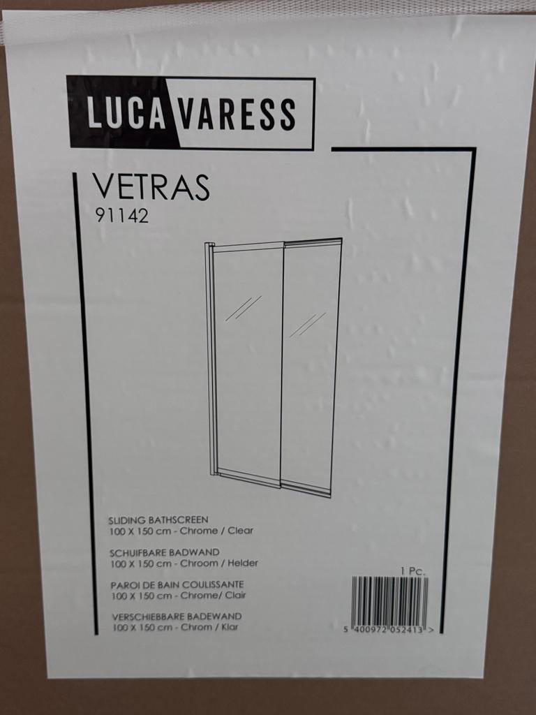 NIEUW badwand X2O – nog in doos – 100x150”, Ophalen, Nieuw