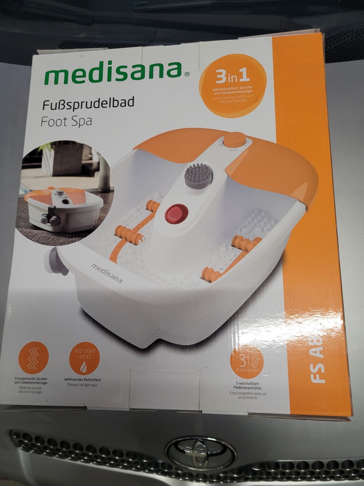 appareil pour pieds masssant, Enlèvement, Appareil