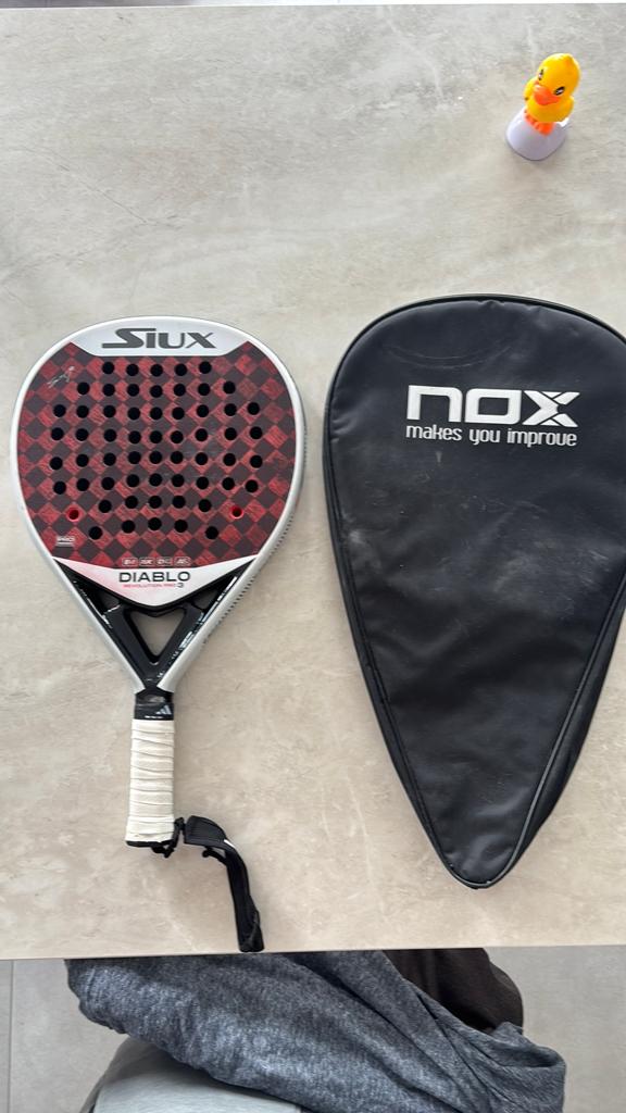 Siux Diablo Revolution Pro 3 padelracket, Enlèvement, Comme neuf, Raquette de padel