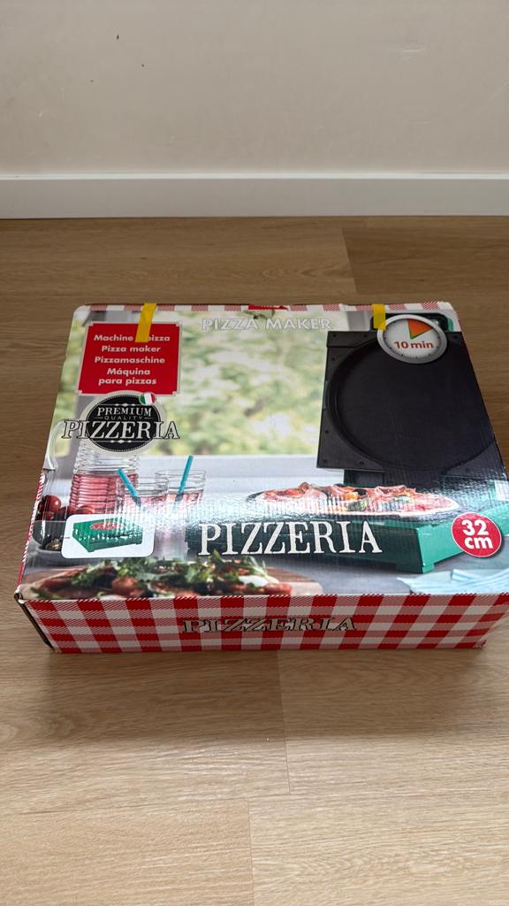 Pizza maker, Ophalen, Gebruikt