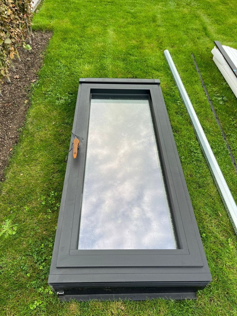 Reynaers Masterline 8 — DK 705  1700 mm — RAL9005ctx, Gevelraam of Ruit, Minder dan 80 cm, 120 tot 160 cm, Nieuw