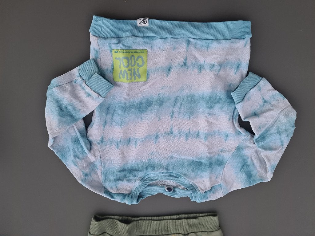 wit-blauwe pull, trui, New Cool, CKS, 116, Ophalen, Zo goed als nieuw