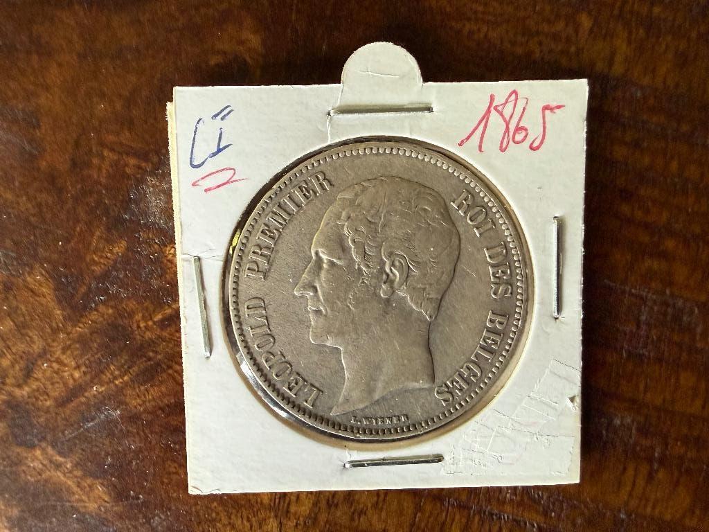 5 Frank Léopold l, Envoi, Argent, Argent