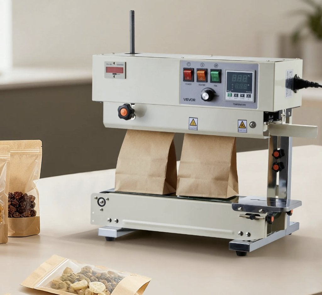 te huur: heat sealer (continuous, vertical), Ophalen