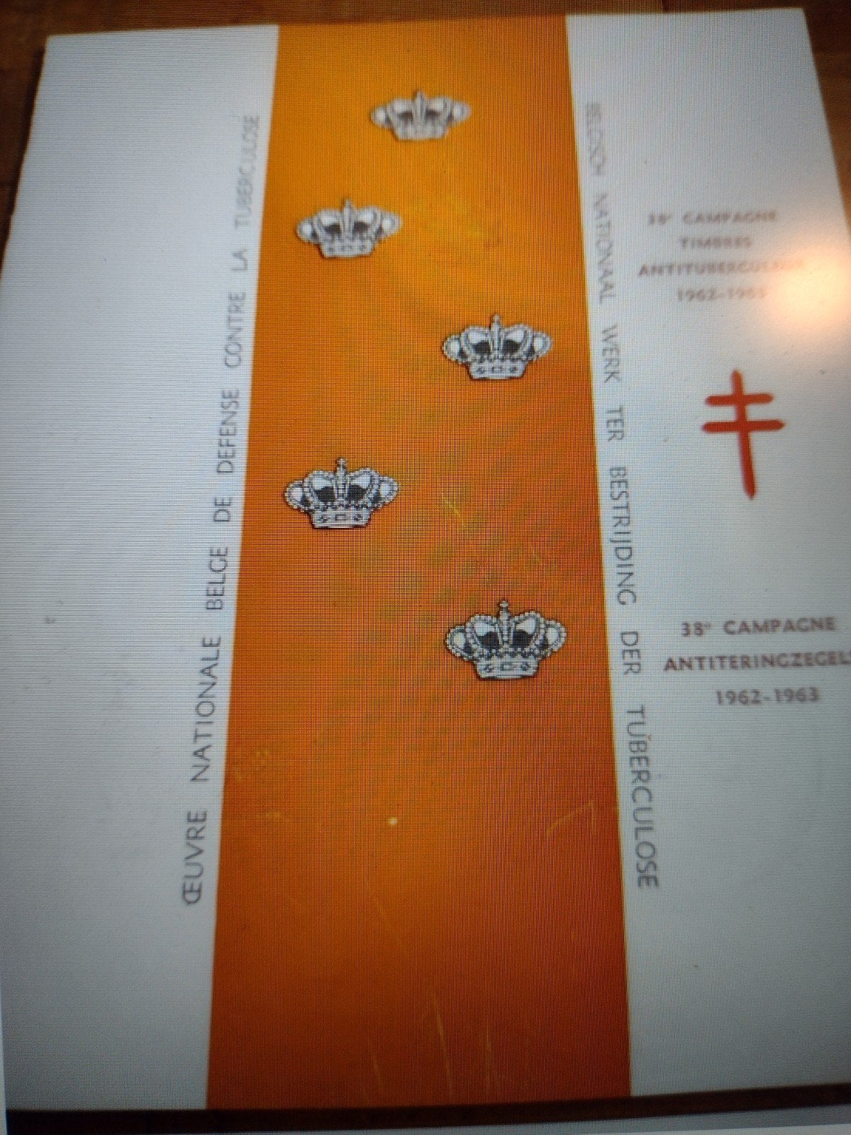 BELGIE 1962 38e Campagne Anti-tuberculose 5 Koninginnen, Postzegels en Munten, Ophalen of Verzenden, Gestempeld, Met stempel