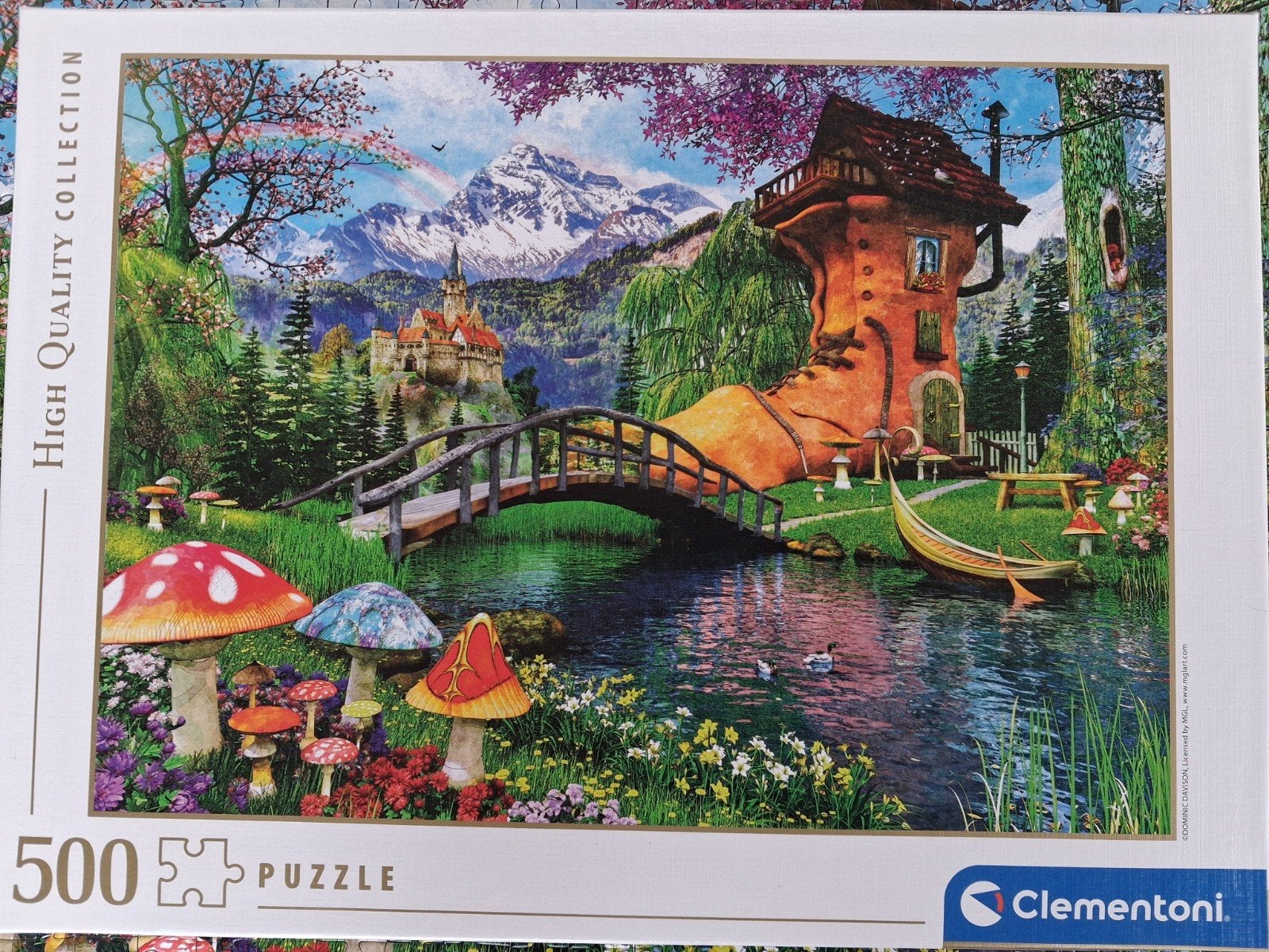 Clementoni puzzels 500 st, Ophalen of Verzenden, 500 t/m 1500 stukjes, Zo goed als nieuw, Legpuzzel