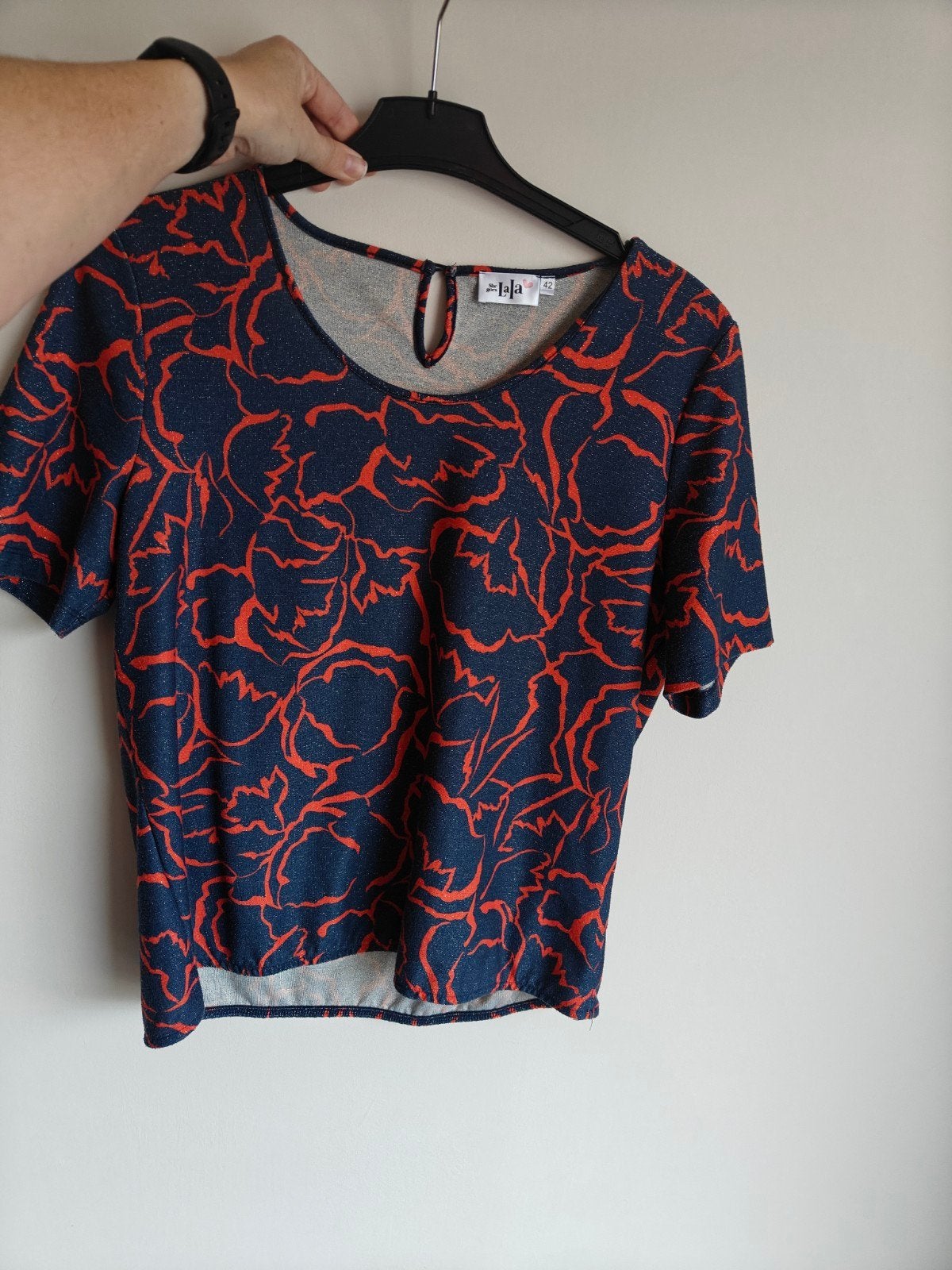 geklede t-shirt she goes Lala maat 42, Ophalen, Maat 42/44 (L)