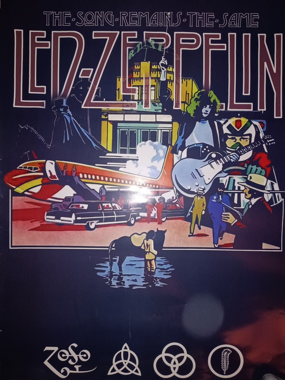 Led Zeppelin poster nieuw !, Rechthoekig Staand, Deurposter of groter, Nieuw, Ophalen of Verzenden