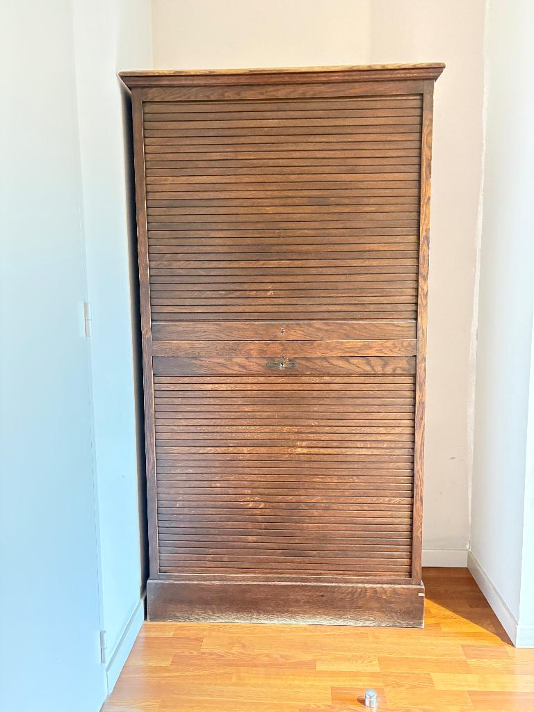 rolluikkast hout, Ophalen