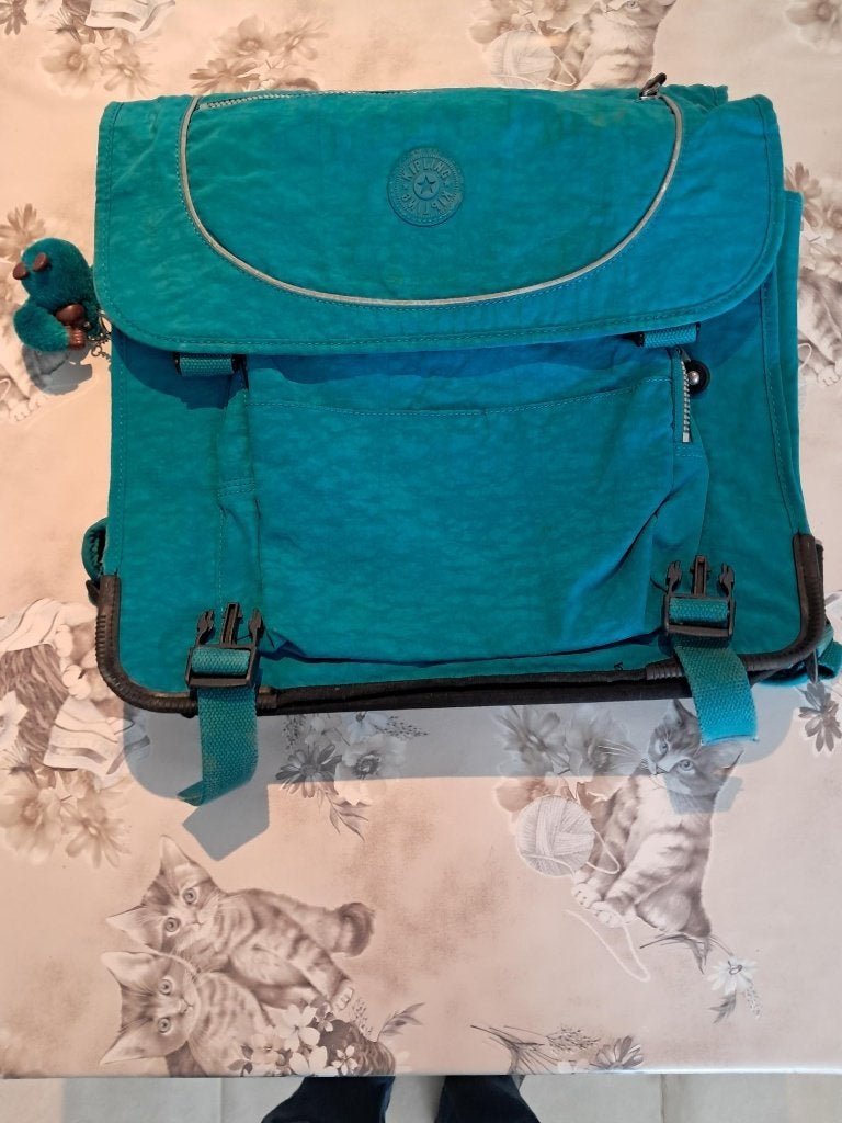 Kipling boekentas, Ophalen, Gebruikt