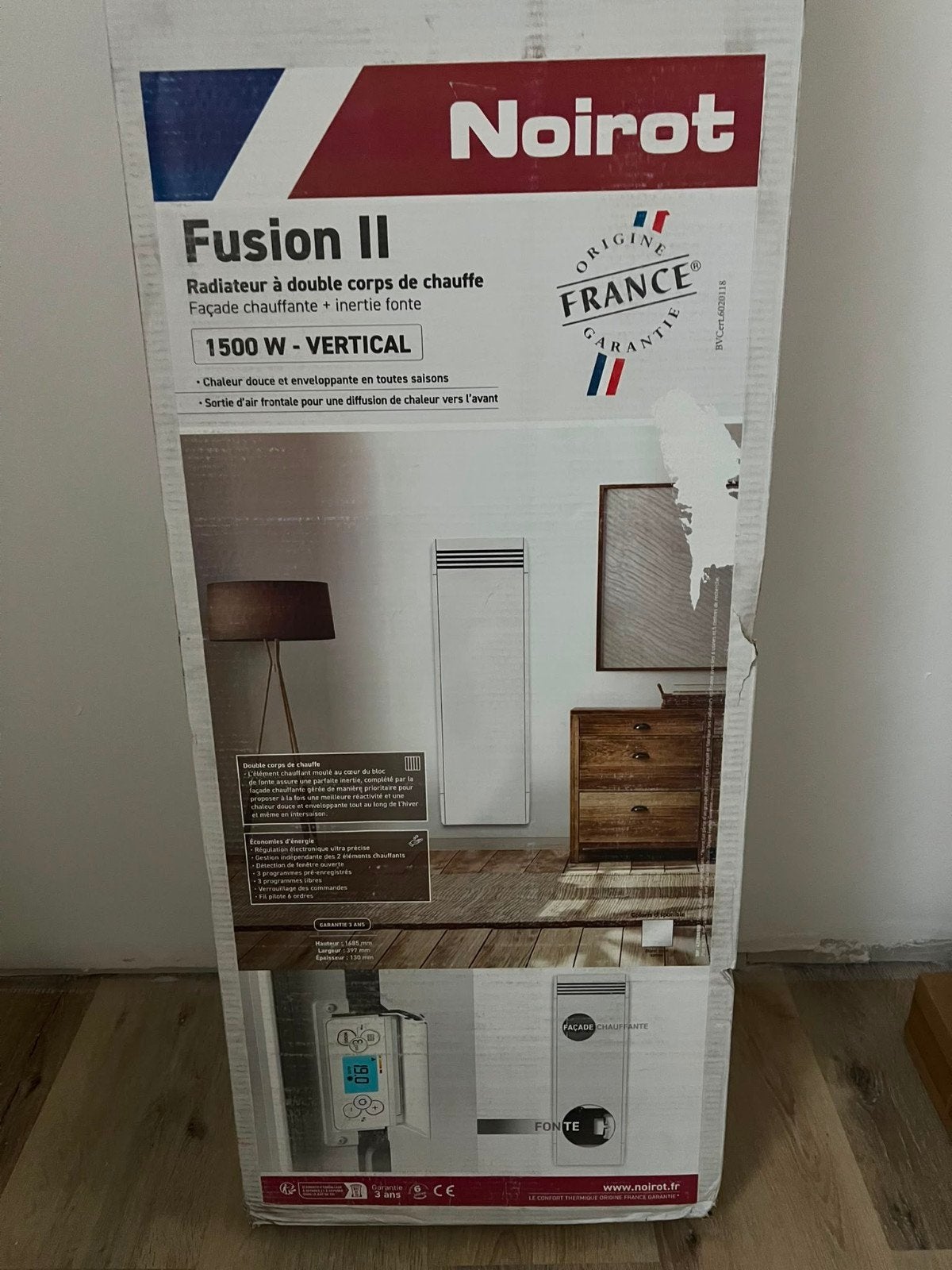 Radiateur électrique Noirot Fusion II V 1500W neuf, Enfants & Bébés, Barrières, Enlèvement