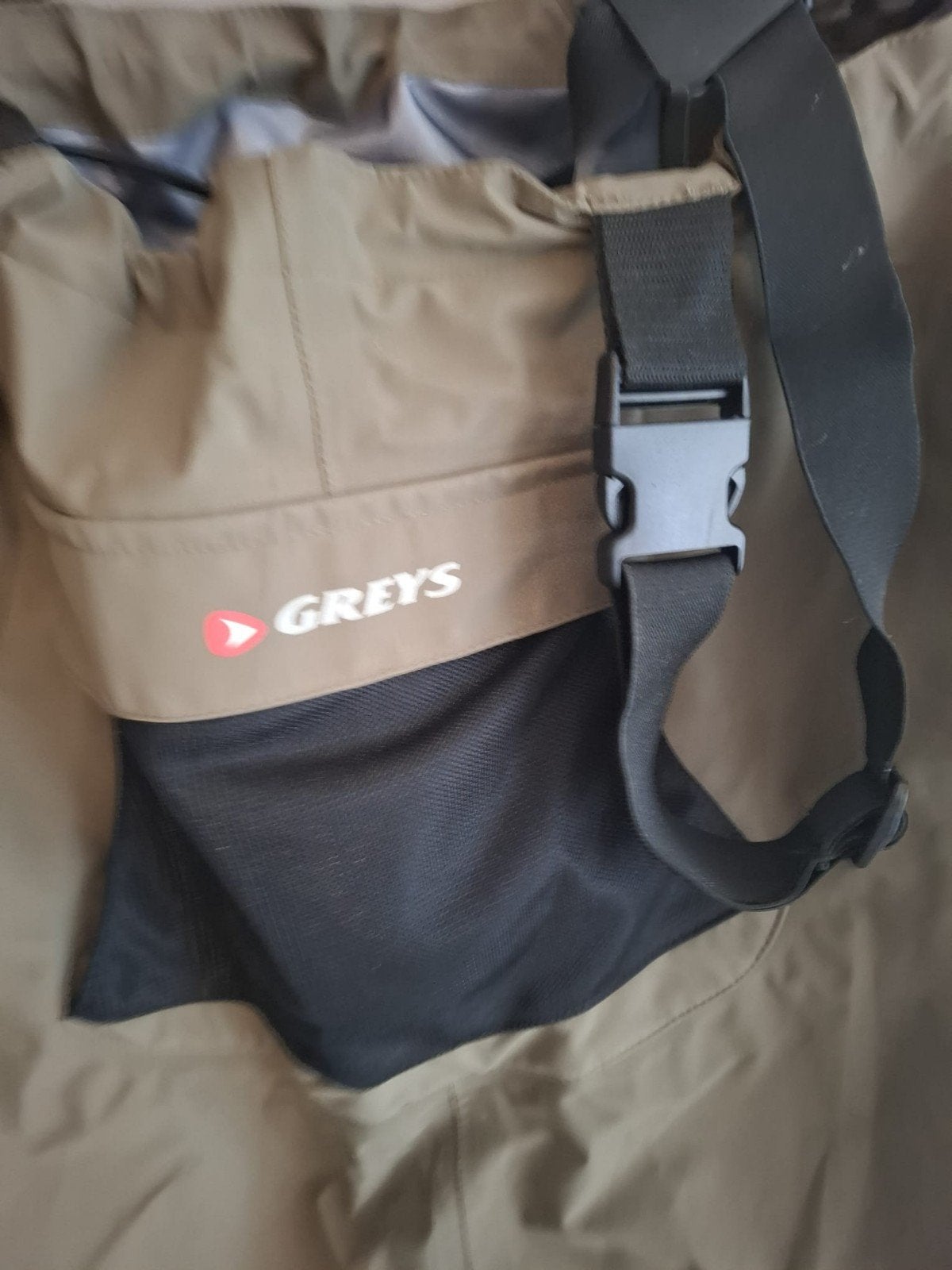 Greys strata waadpak met schepnet, Ophalen, Zo goed als nieuw