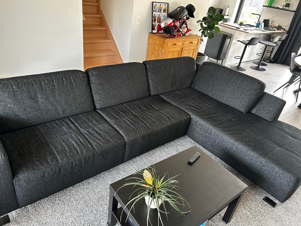 Hoeksalon 6-personen, Enlèvement, Utilisé, Tissus