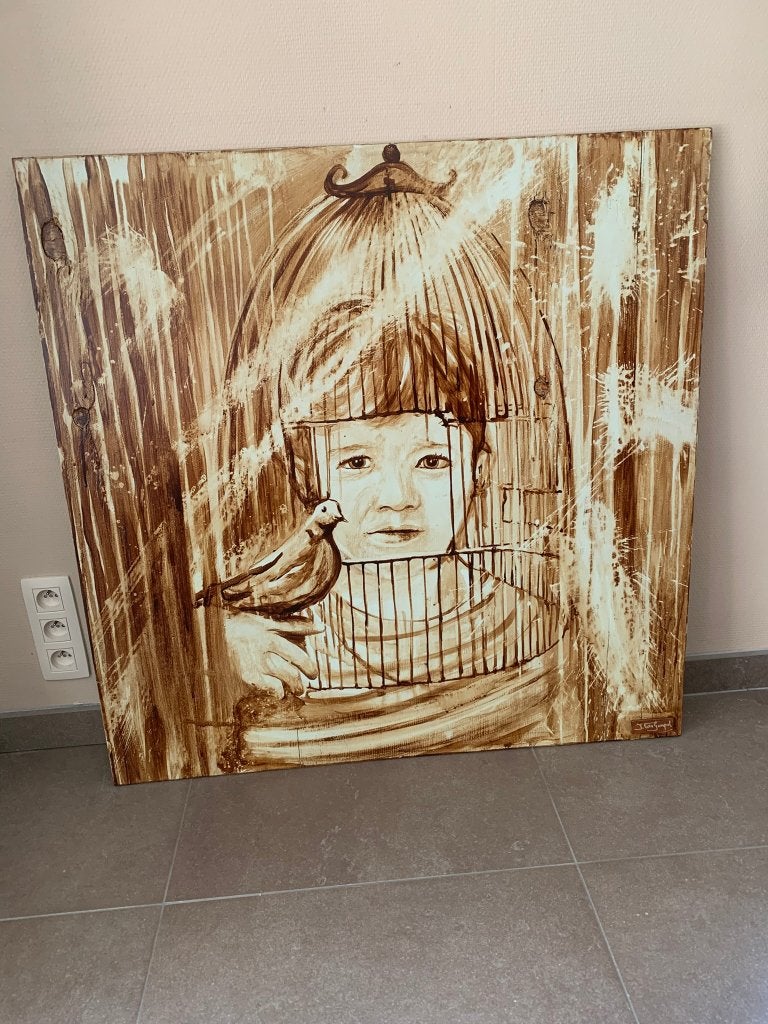 Schilderij, Ophalen, Abstract, Stilleven, Origineel werk