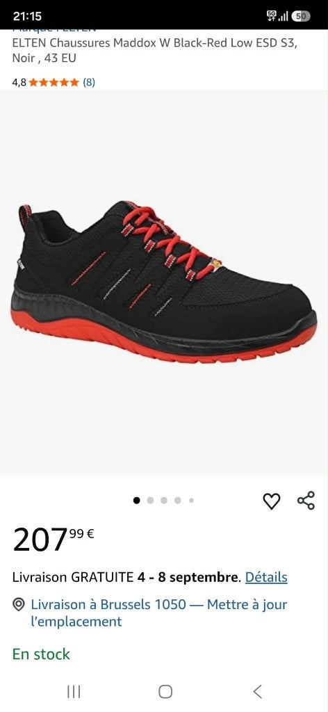 Chaussure de sécurité, Doe-het-zelf en Bouw, Veiligheidskleding, Ophalen of Verzenden