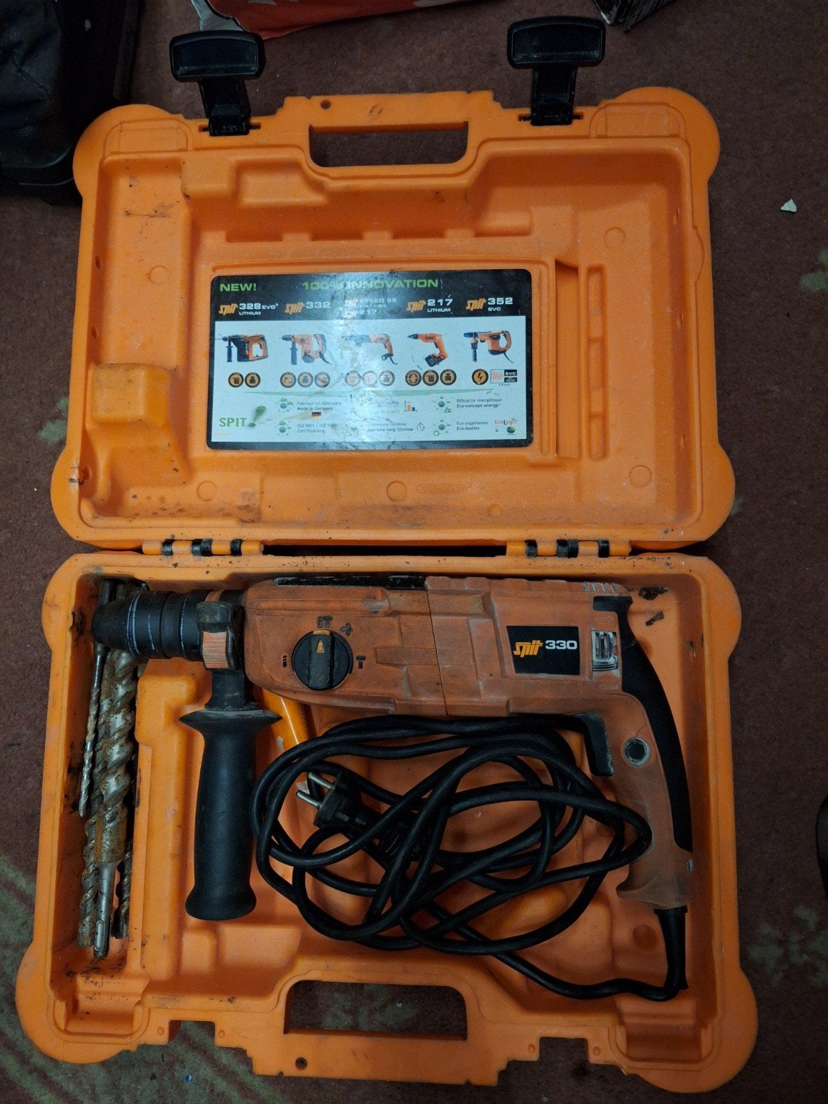 spit 330 SDS-plus combi boorhamer, Enlèvement, Utilisé, 600 watts ou plus, Marteau perforateur et/ou Marteau piqueur