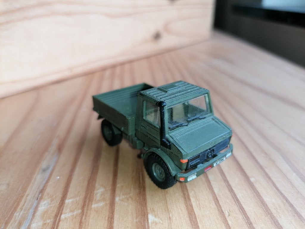 Mercedes unimog militair model, Ophalen of Verzenden, Nieuw, Bus of Vrachtwagen
